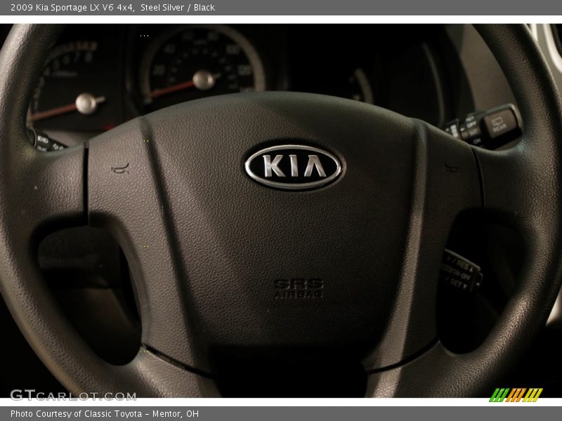 Steel Silver / Black 2009 Kia Sportage LX V6 4x4