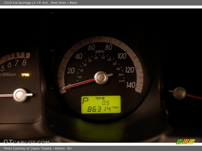 Steel Silver / Black 2009 Kia Sportage LX V6 4x4