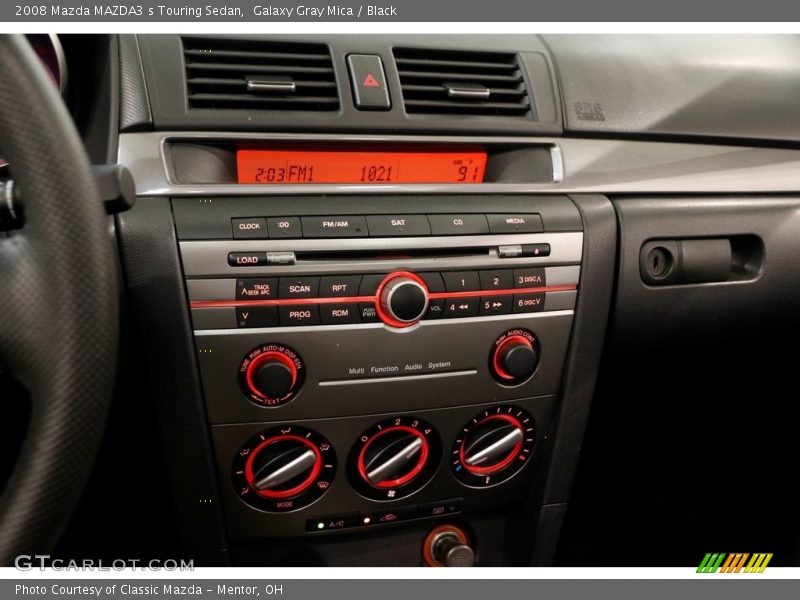 Galaxy Gray Mica / Black 2008 Mazda MAZDA3 s Touring Sedan