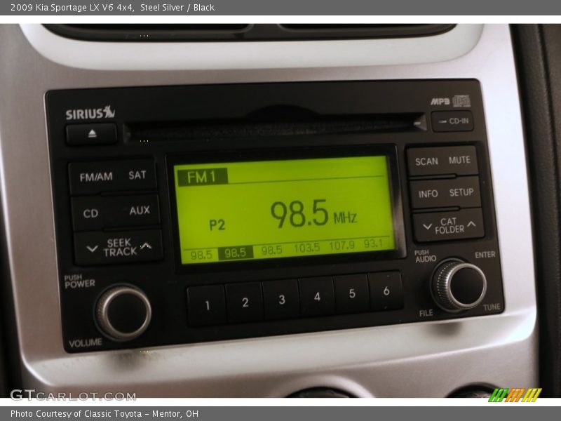 Steel Silver / Black 2009 Kia Sportage LX V6 4x4