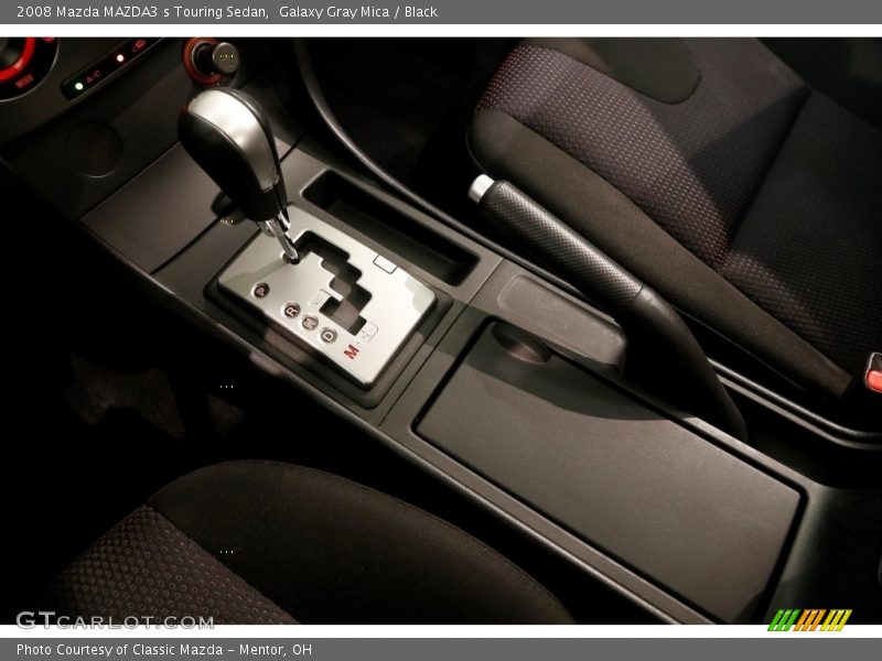 Galaxy Gray Mica / Black 2008 Mazda MAZDA3 s Touring Sedan