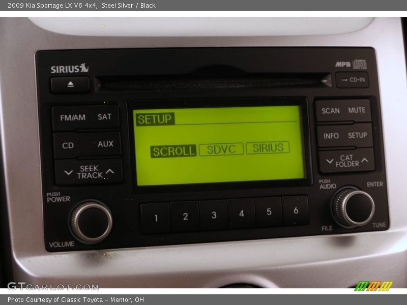 Steel Silver / Black 2009 Kia Sportage LX V6 4x4