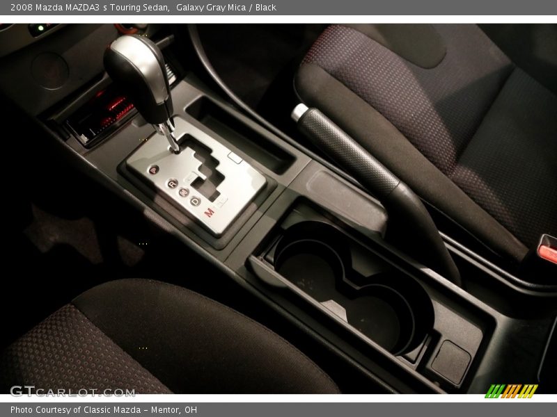 Galaxy Gray Mica / Black 2008 Mazda MAZDA3 s Touring Sedan
