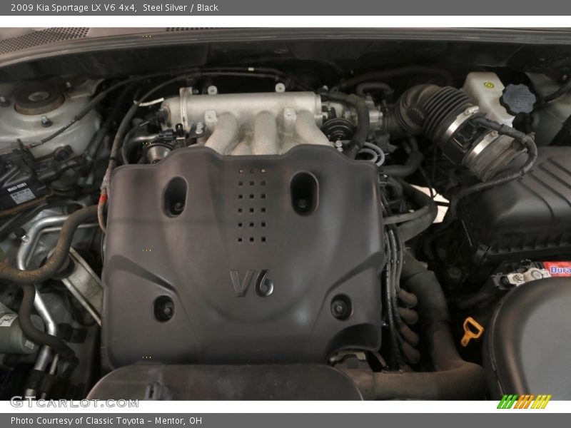 Steel Silver / Black 2009 Kia Sportage LX V6 4x4