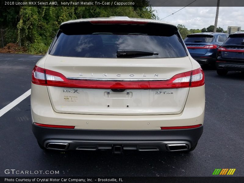 Ivory Pearl Metallic Tri-Coat / Cappuccino 2018 Lincoln MKX Select AWD