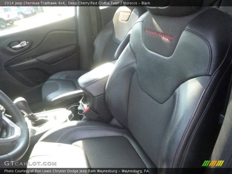Deep Cherry Red Crystal Pearl / Morocco - Black 2014 Jeep Cherokee Trailhawk 4x4