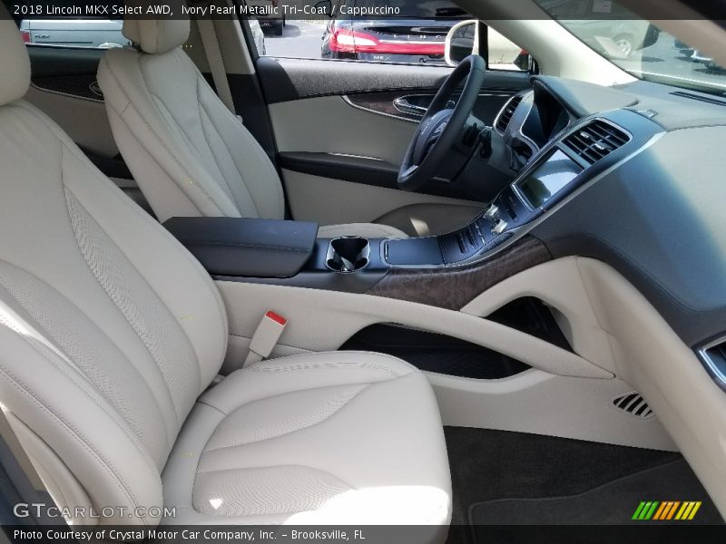 Ivory Pearl Metallic Tri-Coat / Cappuccino 2018 Lincoln MKX Select AWD