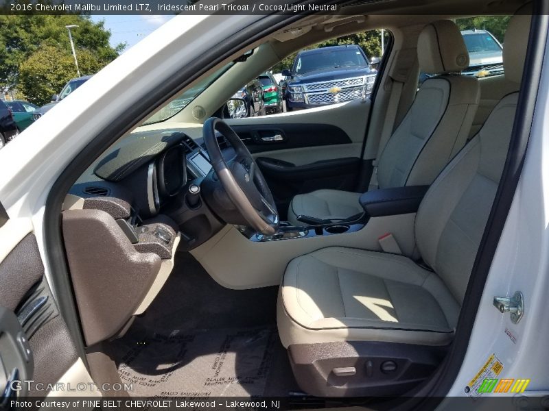 Iridescent Pearl Tricoat / Cocoa/Light Neutral 2016 Chevrolet Malibu Limited LTZ