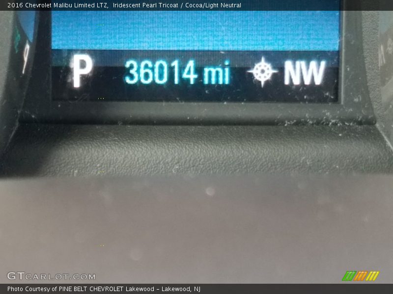 Iridescent Pearl Tricoat / Cocoa/Light Neutral 2016 Chevrolet Malibu Limited LTZ