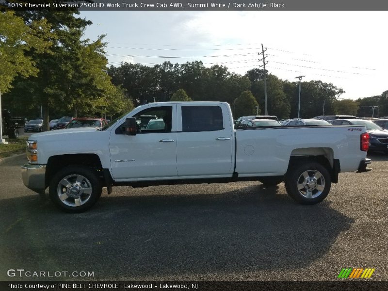 Summit White / Dark Ash/Jet Black 2019 Chevrolet Silverado 2500HD Work Truck Crew Cab 4WD
