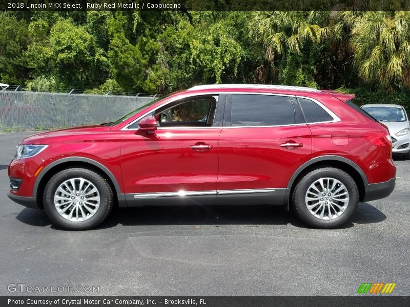 Ruby Red Metallic / Cappuccino 2018 Lincoln MKX Select
