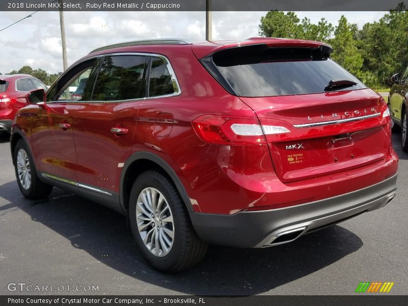 Ruby Red Metallic / Cappuccino 2018 Lincoln MKX Select