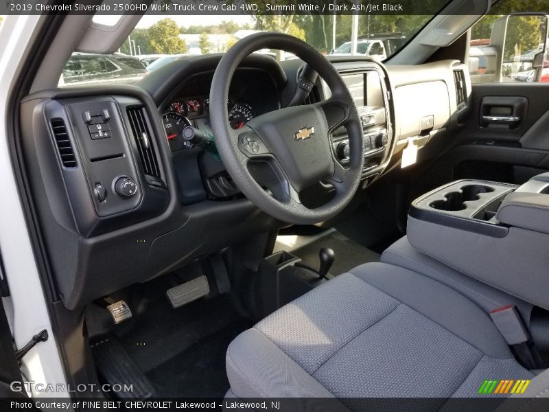 Summit White / Dark Ash/Jet Black 2019 Chevrolet Silverado 2500HD Work Truck Crew Cab 4WD