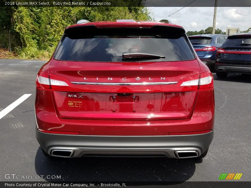 Ruby Red Metallic / Cappuccino 2018 Lincoln MKX Select