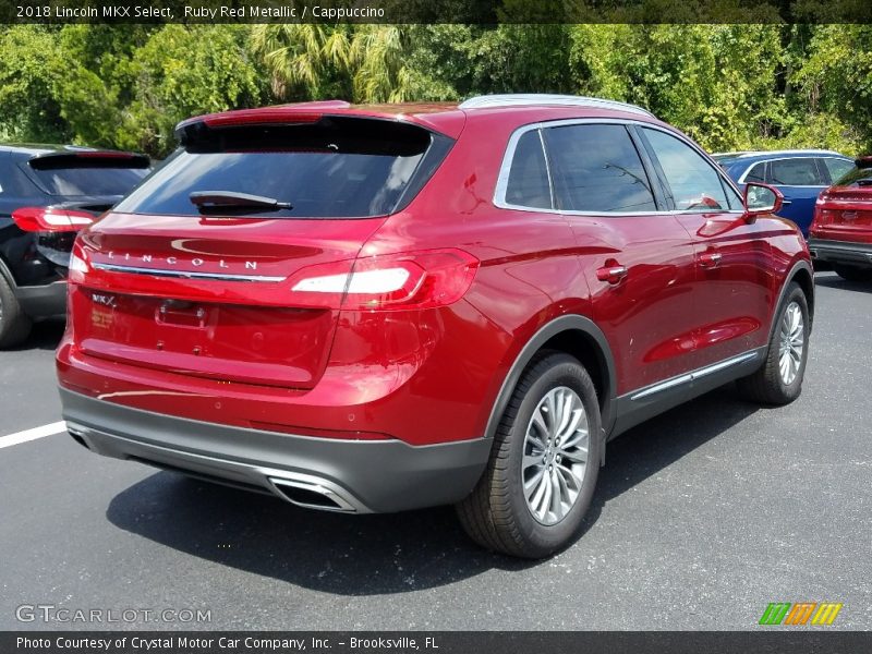 Ruby Red Metallic / Cappuccino 2018 Lincoln MKX Select