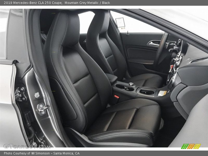Mountain Grey Metallic / Black 2019 Mercedes-Benz CLA 250 Coupe