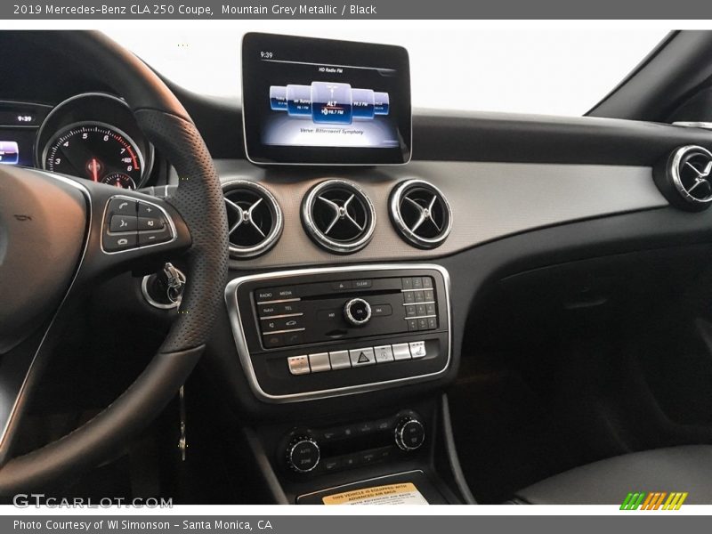 Mountain Grey Metallic / Black 2019 Mercedes-Benz CLA 250 Coupe