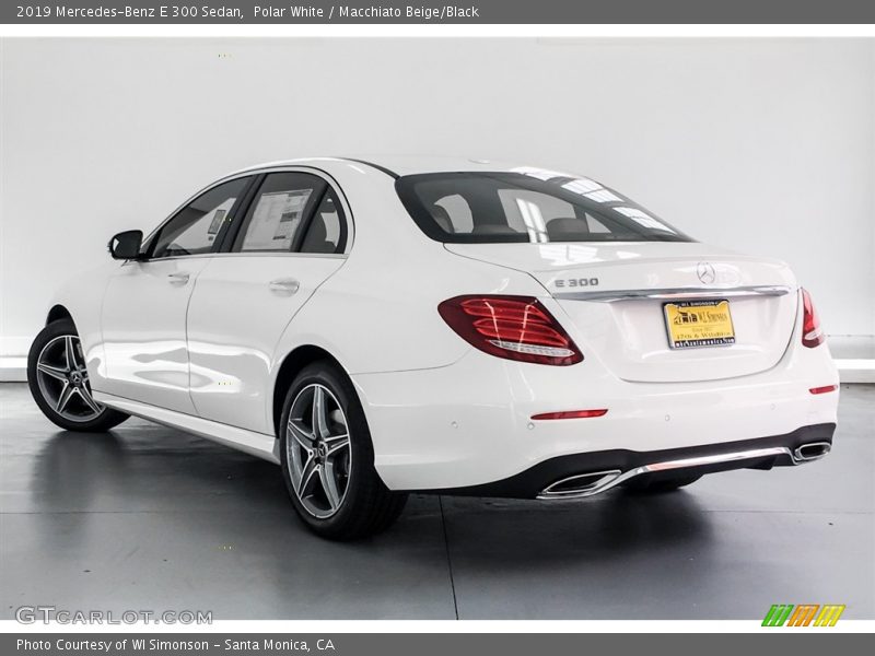 Polar White / Macchiato Beige/Black 2019 Mercedes-Benz E 300 Sedan