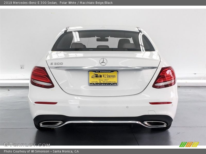 Polar White / Macchiato Beige/Black 2019 Mercedes-Benz E 300 Sedan