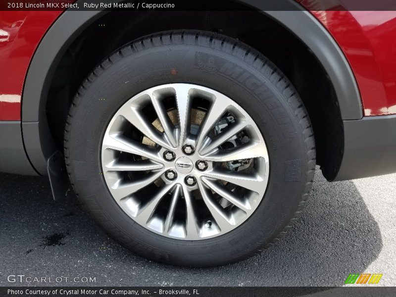 Ruby Red Metallic / Cappuccino 2018 Lincoln MKX Select