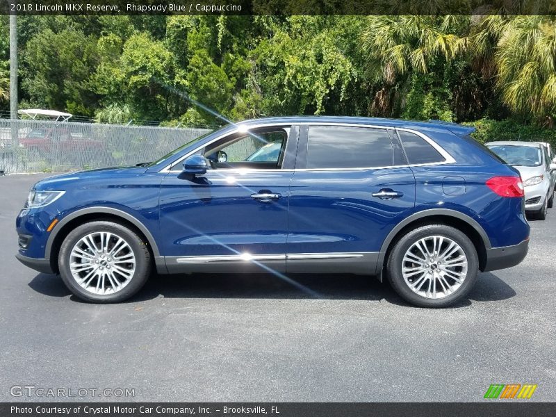 Rhapsody Blue / Cappuccino 2018 Lincoln MKX Reserve