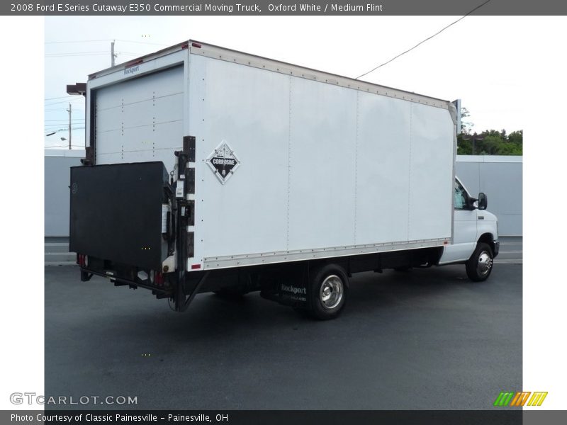 Oxford White / Medium Flint 2008 Ford E Series Cutaway E350 Commercial Moving Truck