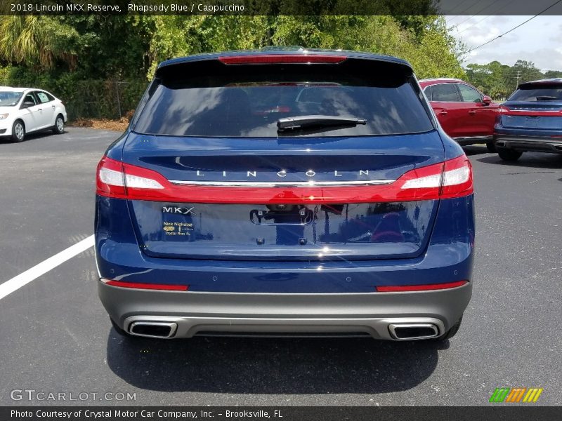 Rhapsody Blue / Cappuccino 2018 Lincoln MKX Reserve