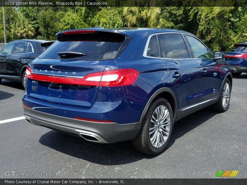 Rhapsody Blue / Cappuccino 2018 Lincoln MKX Reserve