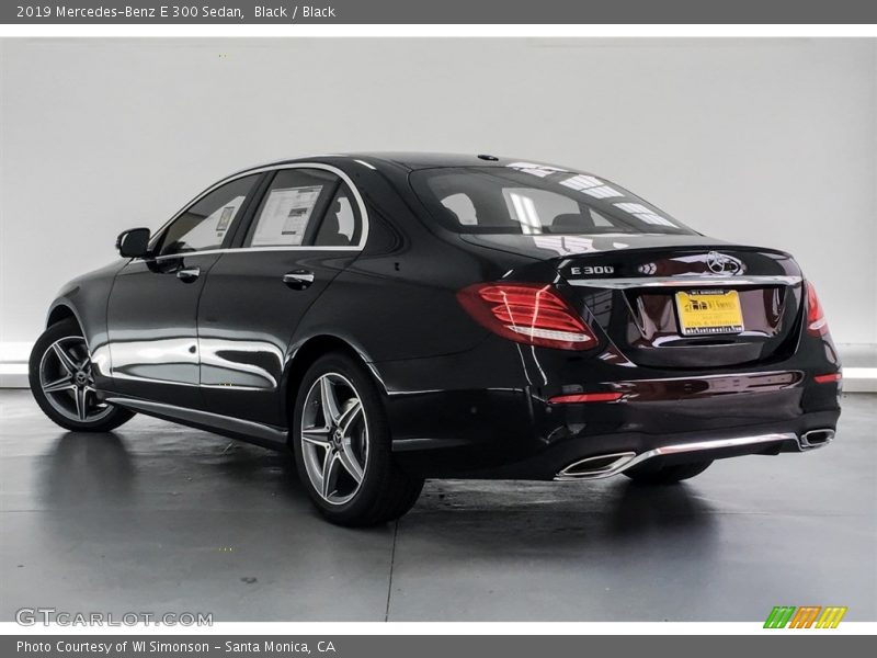 Black / Black 2019 Mercedes-Benz E 300 Sedan