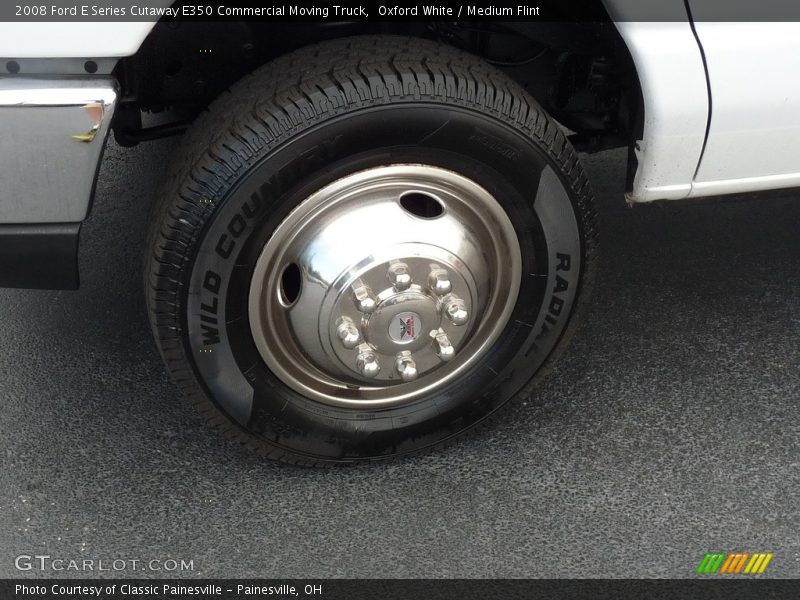 Oxford White / Medium Flint 2008 Ford E Series Cutaway E350 Commercial Moving Truck