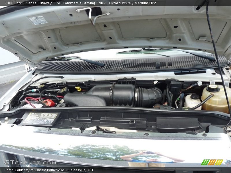 Oxford White / Medium Flint 2008 Ford E Series Cutaway E350 Commercial Moving Truck