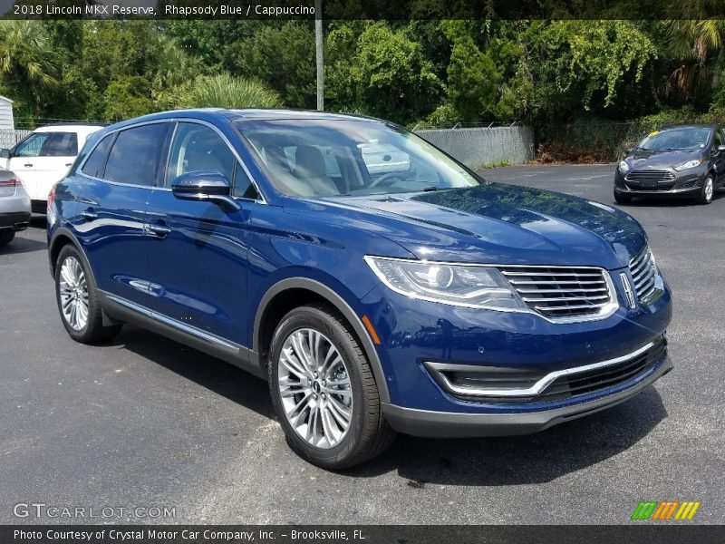 Rhapsody Blue / Cappuccino 2018 Lincoln MKX Reserve