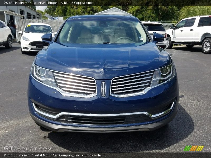 Rhapsody Blue / Cappuccino 2018 Lincoln MKX Reserve