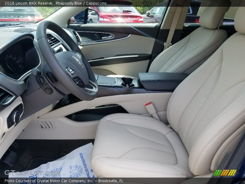 Front Seat of 2018 MKX Reserve