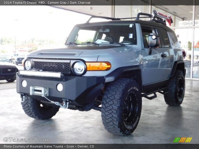 Cement Gray / Dark Charcoal 2014 Toyota FJ Cruiser 4WD