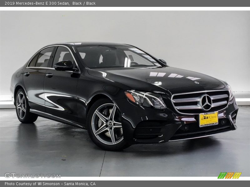 Black / Black 2019 Mercedes-Benz E 300 Sedan