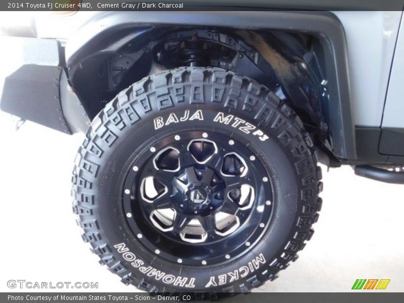 Cement Gray / Dark Charcoal 2014 Toyota FJ Cruiser 4WD