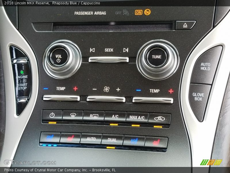 Rhapsody Blue / Cappuccino 2018 Lincoln MKX Reserve
