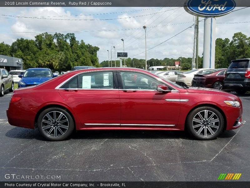 Ruby Red / Cappuccino 2018 Lincoln Continental Reserve