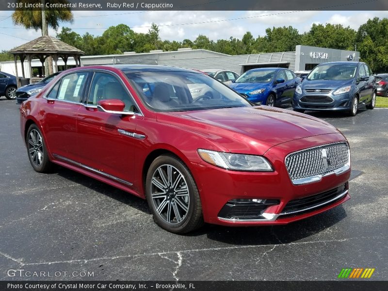 Ruby Red / Cappuccino 2018 Lincoln Continental Reserve