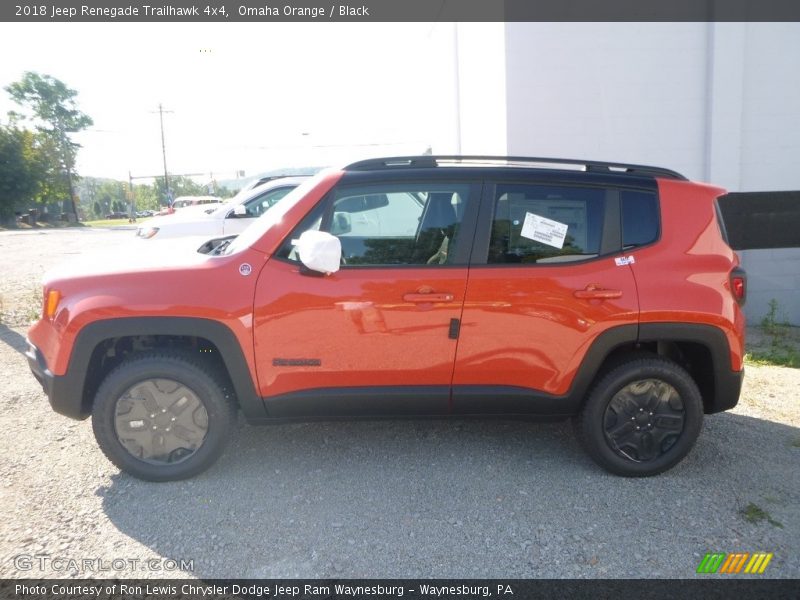 Omaha Orange / Black 2018 Jeep Renegade Trailhawk 4x4