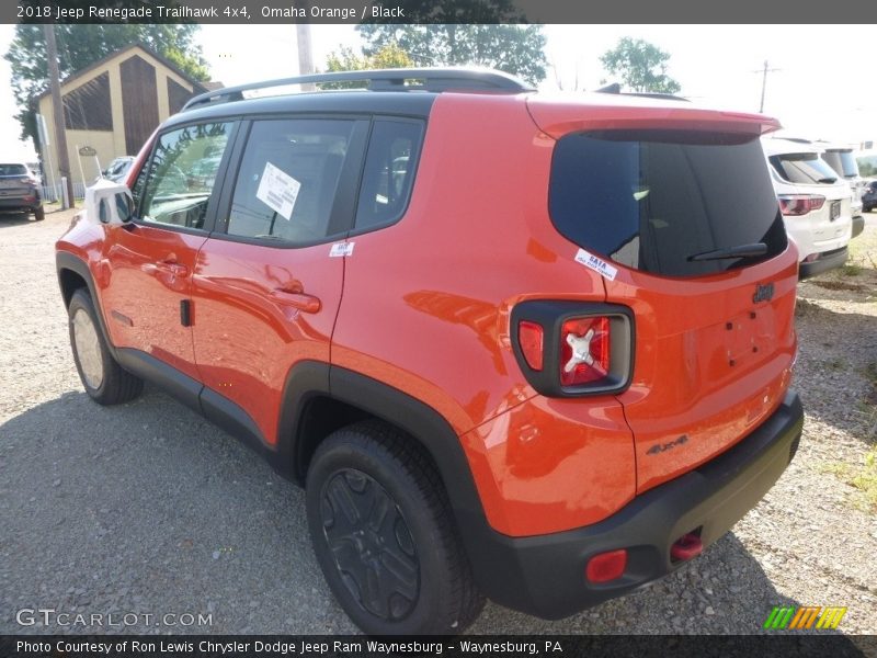 Omaha Orange / Black 2018 Jeep Renegade Trailhawk 4x4