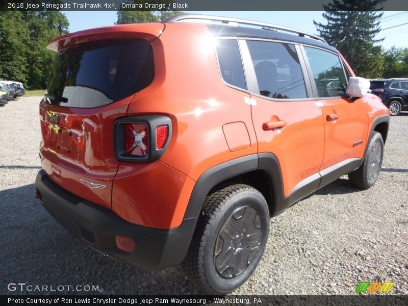 Omaha Orange / Black 2018 Jeep Renegade Trailhawk 4x4