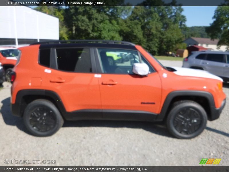 Omaha Orange / Black 2018 Jeep Renegade Trailhawk 4x4