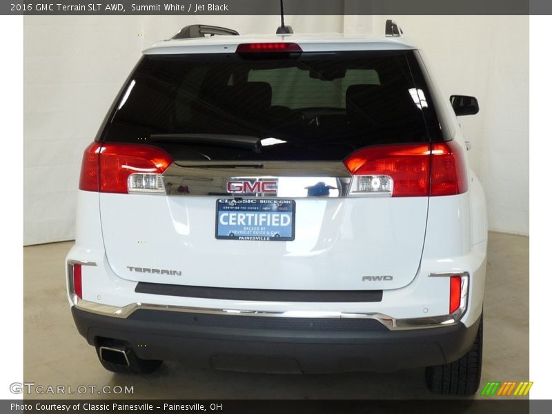 Summit White / Jet Black 2016 GMC Terrain SLT AWD