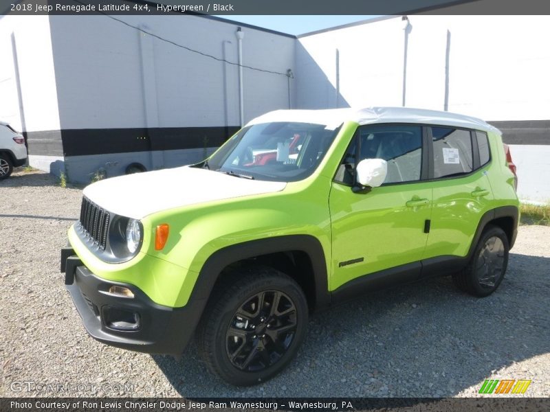 Hypergreen / Black 2018 Jeep Renegade Latitude 4x4