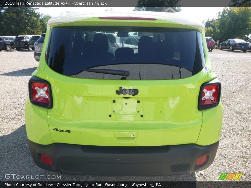 Hypergreen / Black 2018 Jeep Renegade Latitude 4x4