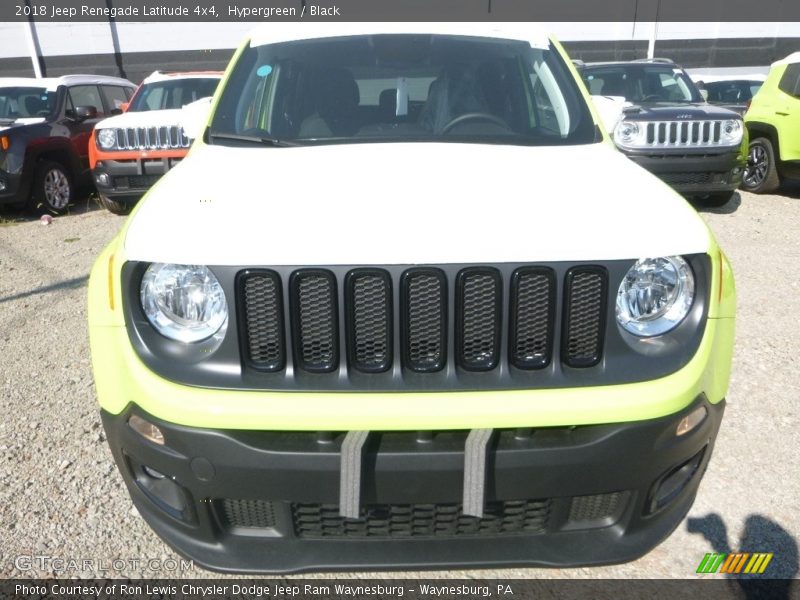 Hypergreen / Black 2018 Jeep Renegade Latitude 4x4