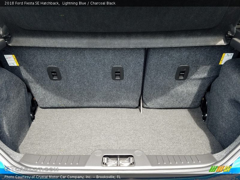 Lightning Blue / Charcoal Black 2018 Ford Fiesta SE Hatchback