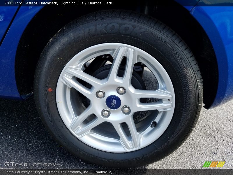 Lightning Blue / Charcoal Black 2018 Ford Fiesta SE Hatchback